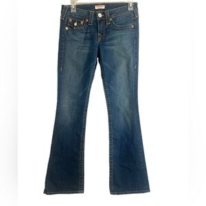 True Religion Bootcut Medium Wash “Becky T”‎ Jeans 27 Petite